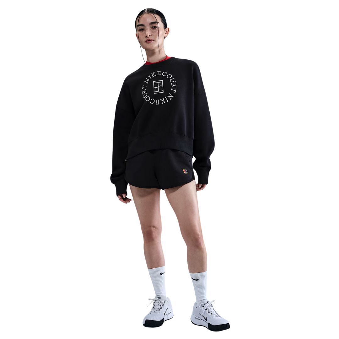 Nike Court Heritage Phoenix Fleece Dame Sweatshirt - Sort