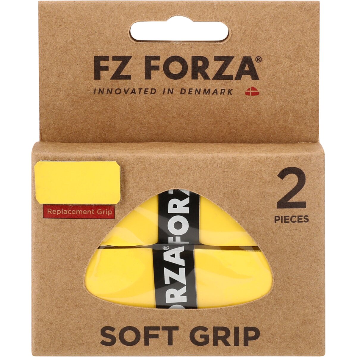Forza Soft Grip 2-Pack Yellow - Badminton greb