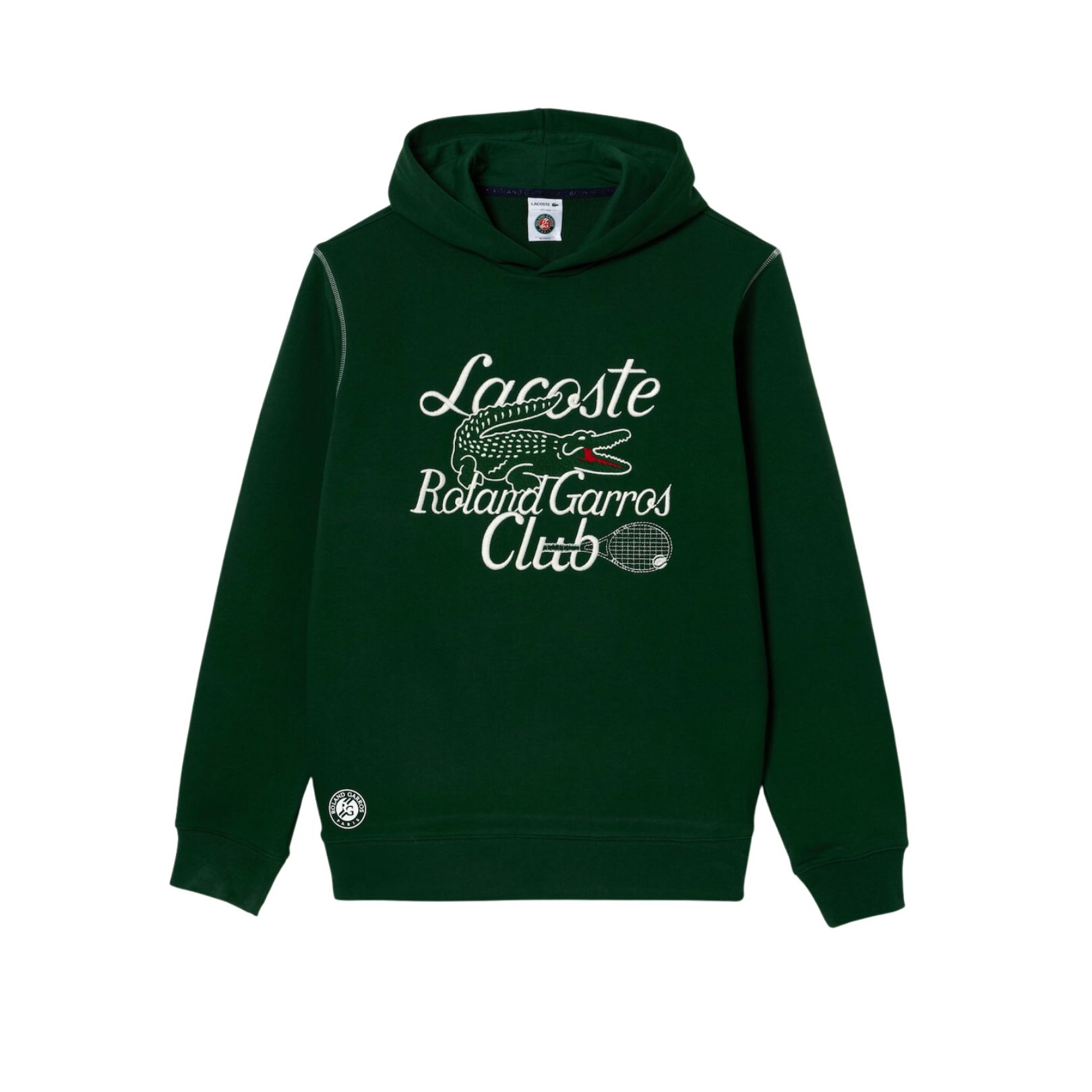 Lacoste Sport Roland Garros Edition Hoodie Green 8811