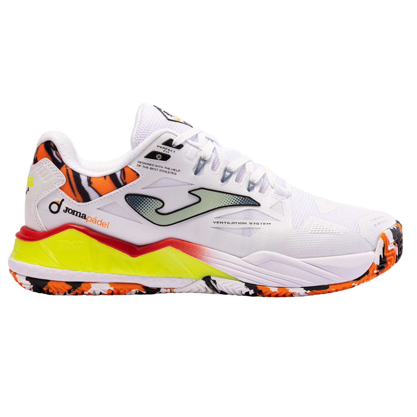 Joma T.Spin 2402 White/Fluorescent Yellow 6486