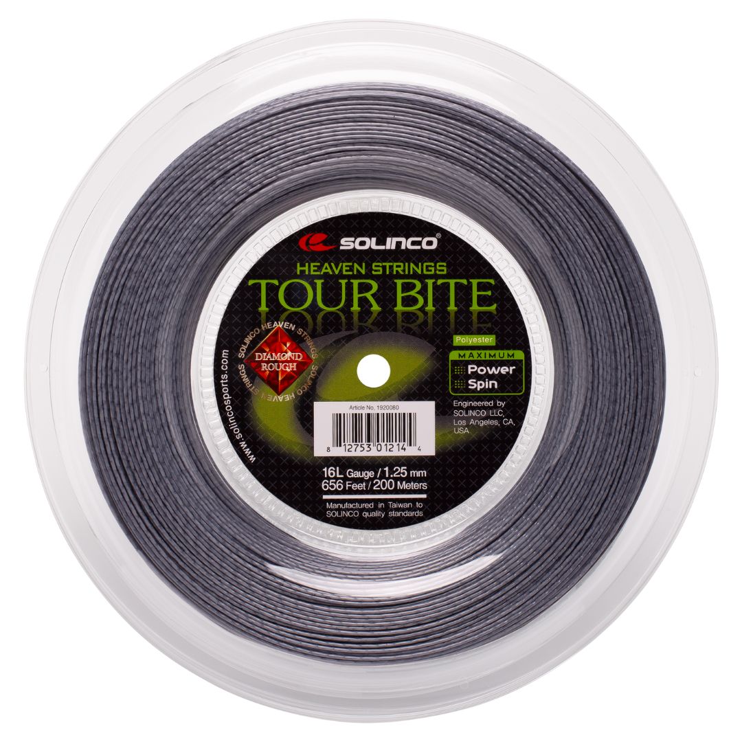 Solinco Tour Bite Diamond Rough 200M Silver - Tennisstrenge