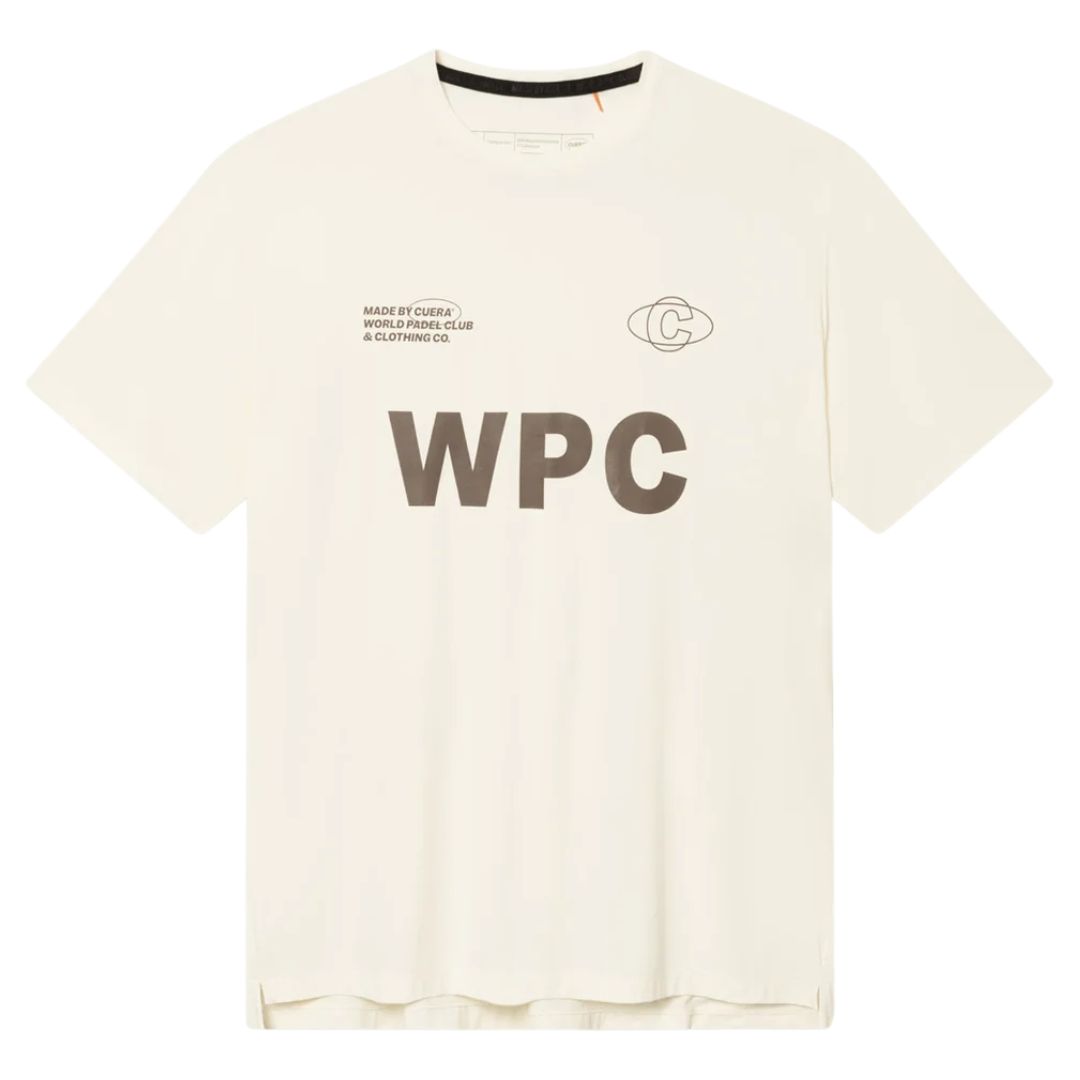 Cuera Active WPC Light Weight T-shirt - Off White/Walnut