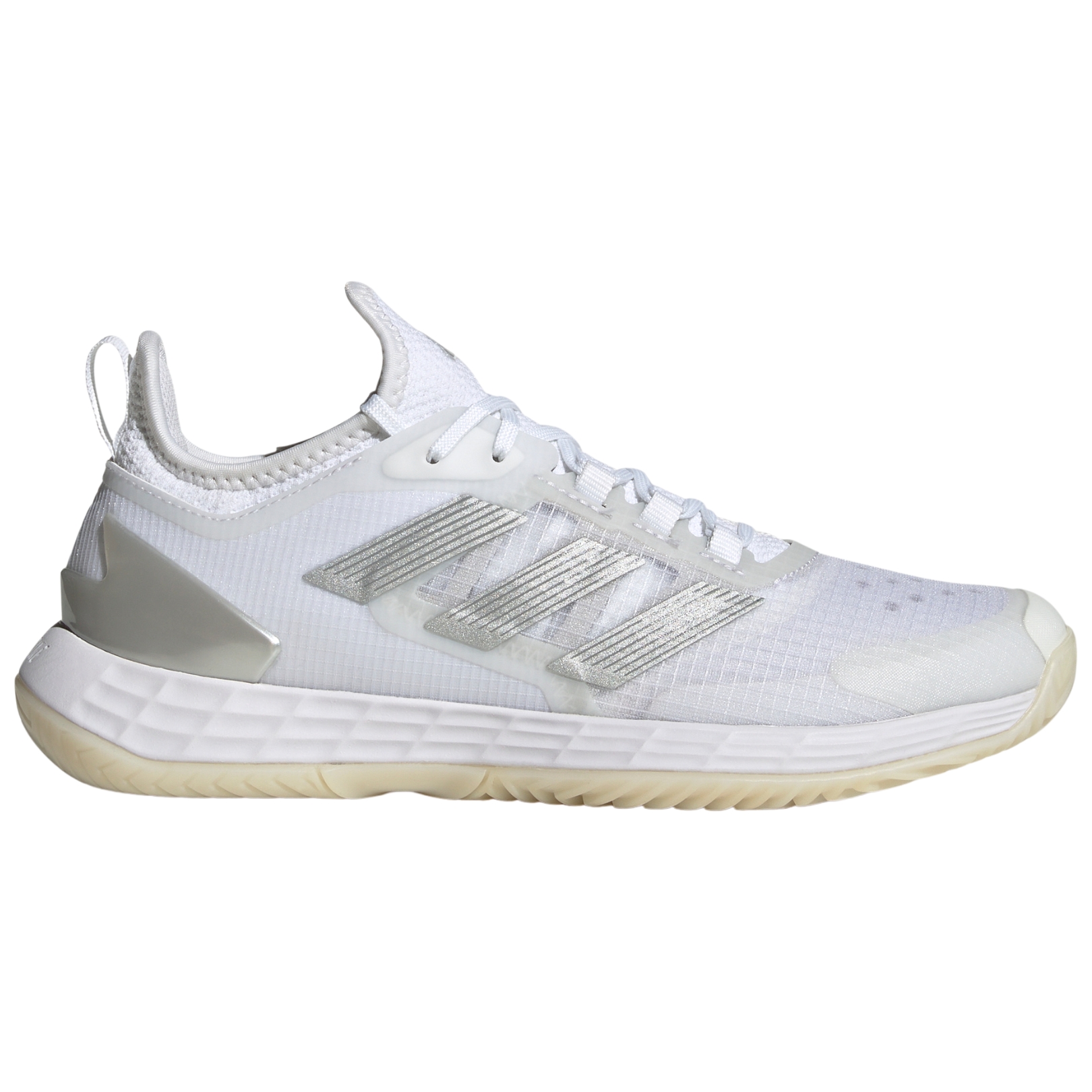 Adidas Adizero Ubersonic 4.1 Women Cloud White/Silver Metallic 5452