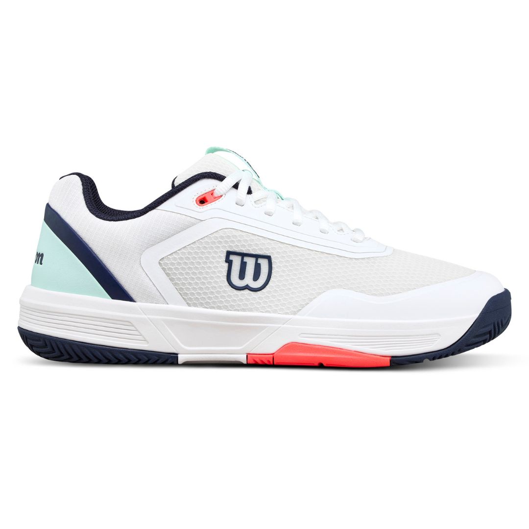 Wilson Courtglide White/Bay/Fiery Coral - Tennis sko
