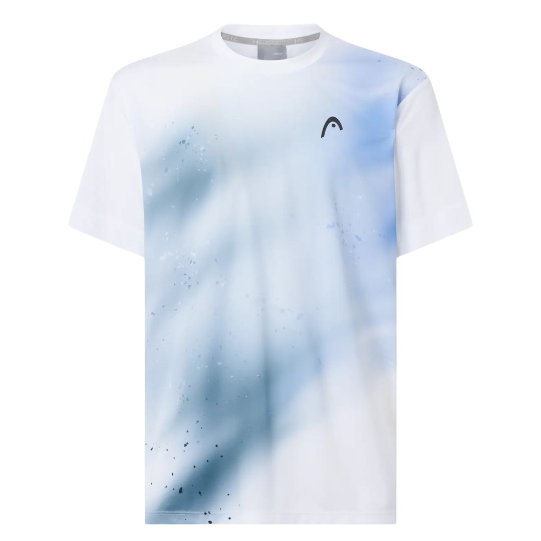 Head Topspin - T-shirt - Blå/Hvid - S
