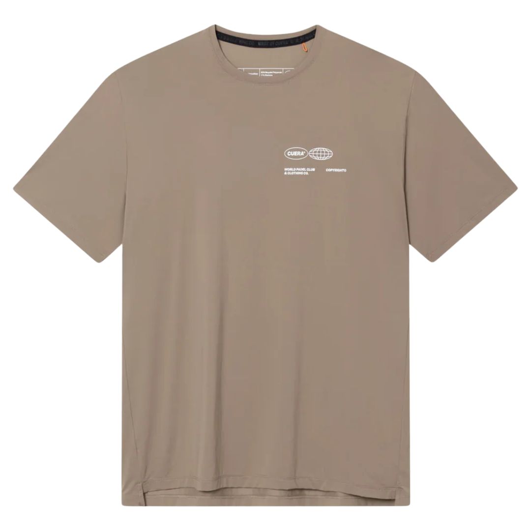 Cuera Oncourt Airy Logo T-Shirt Walnut