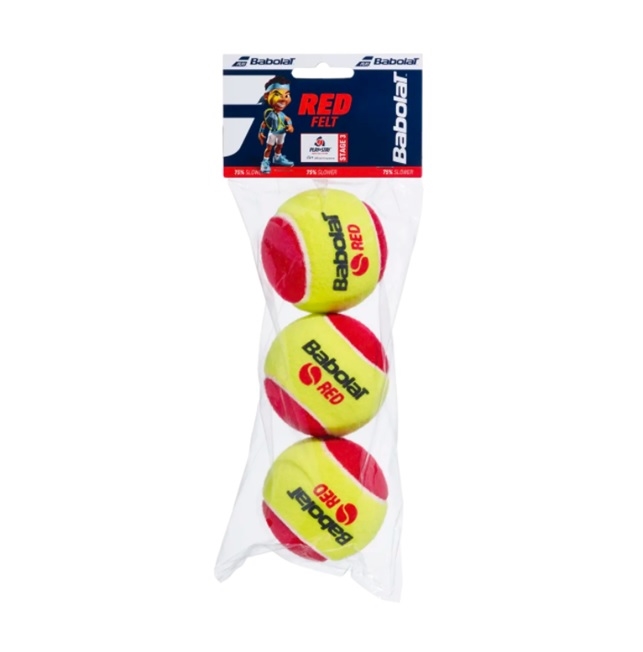 Babolat Red Felt 3-pack