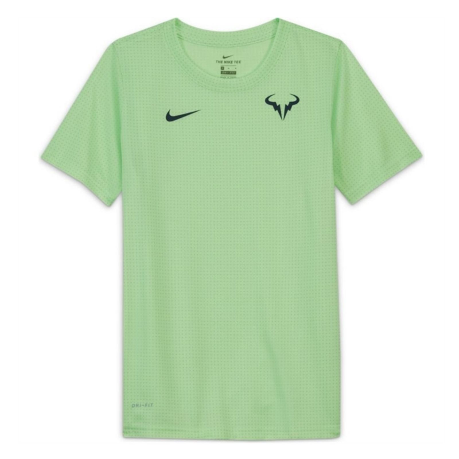 Nike Rafa T-shirt Junior Lime Glow / Obsidian 12772