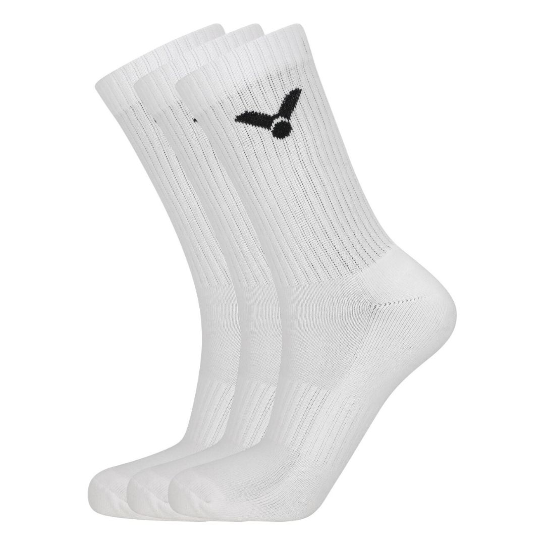 Victor Performance Sock Crew Cut 3-Pack White