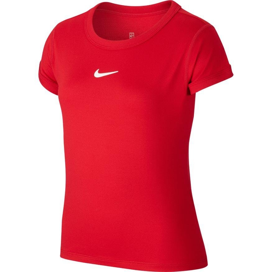 Nike Court Dry Junior Top Röd