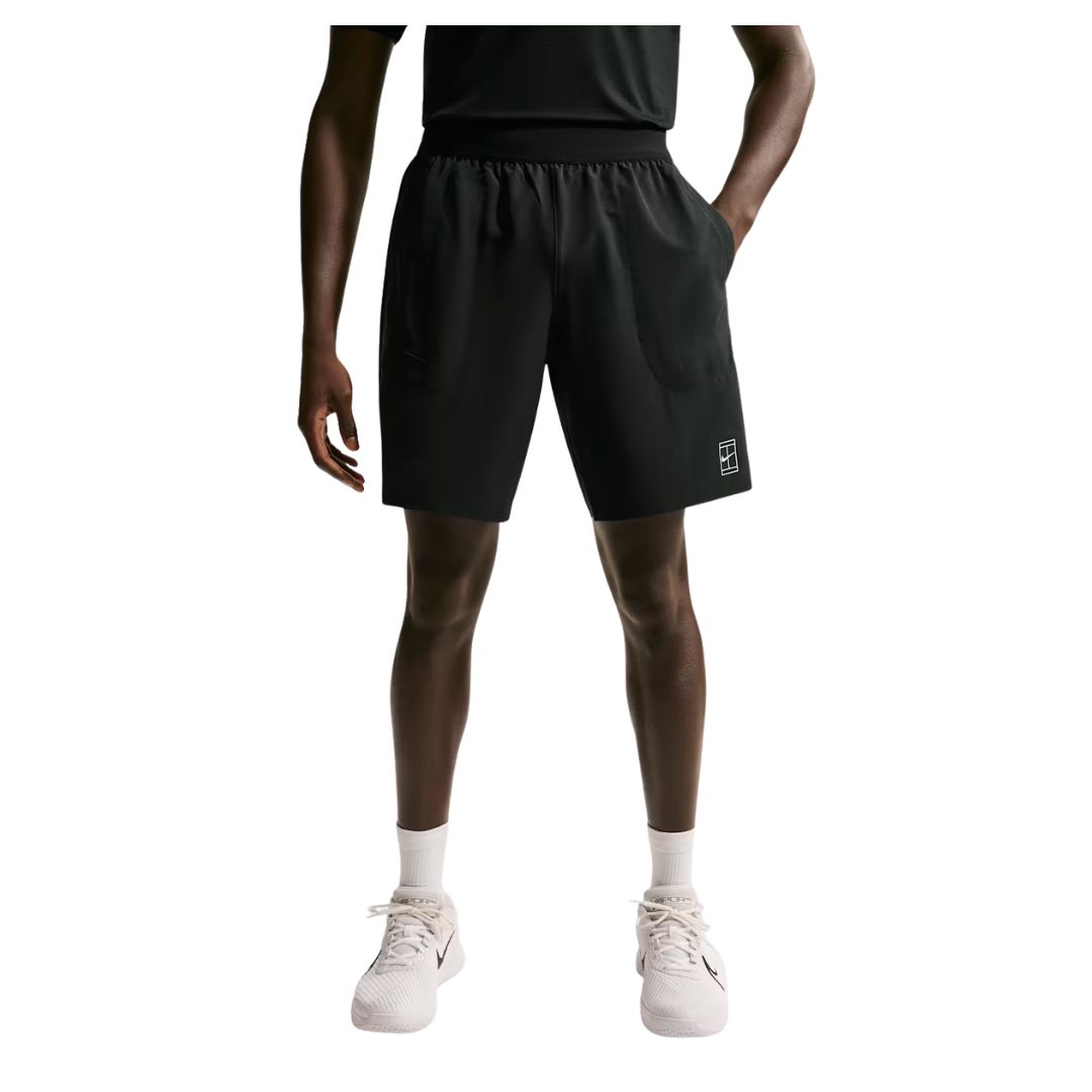 Nike Court Dri-FIT Advantage 8In - Herre Shorts - Sort - XS