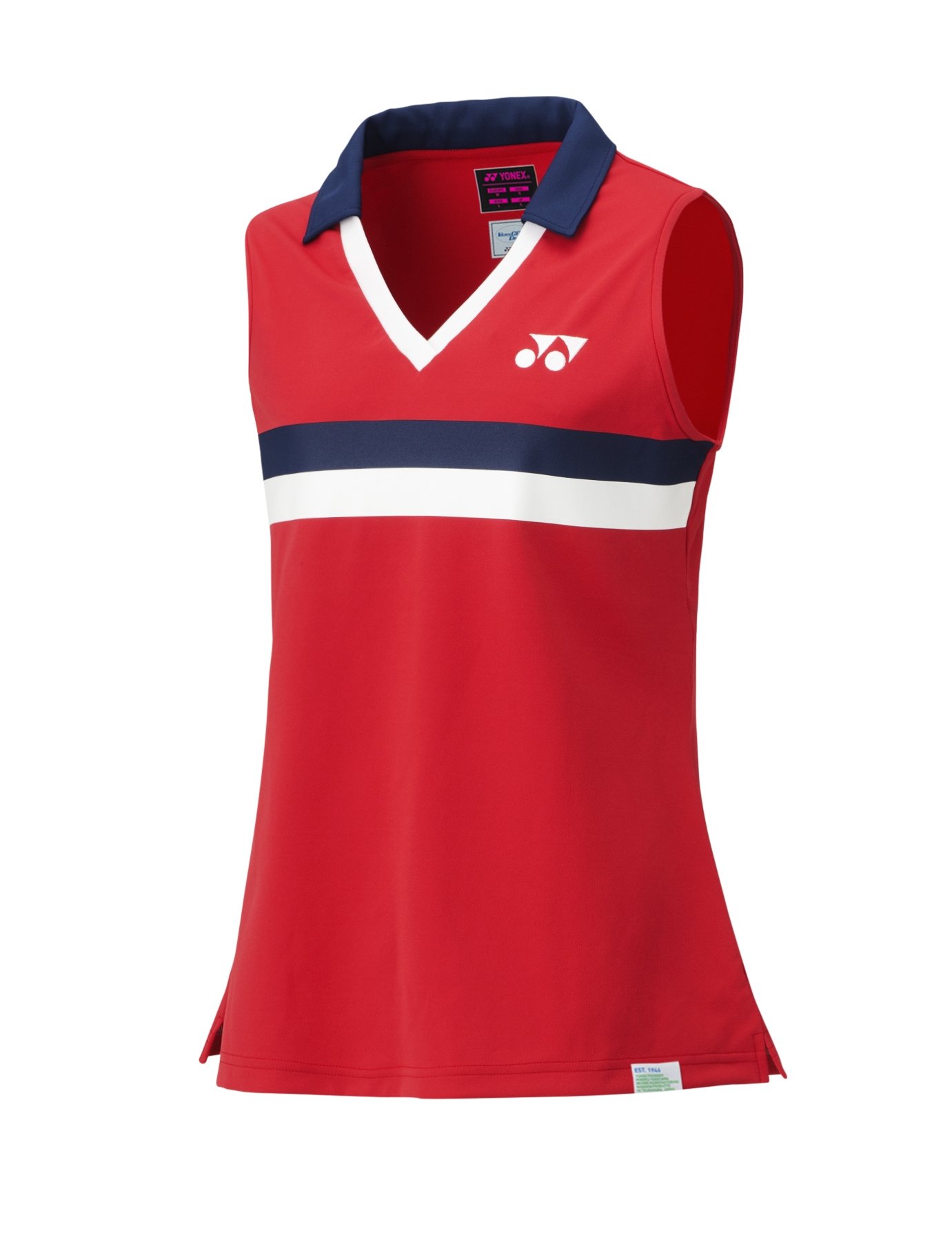 Yonex 75th Dam Sleeveless Polo 20627A Ruby Red 10323