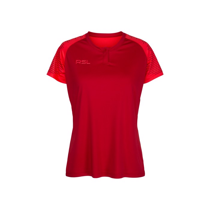 RSL Calvin Dame T-shirt Rød 8082