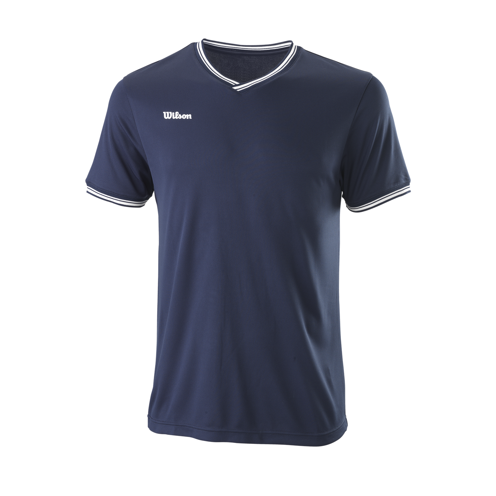 Wilson Team ll High V-Neck T-shirt Navy