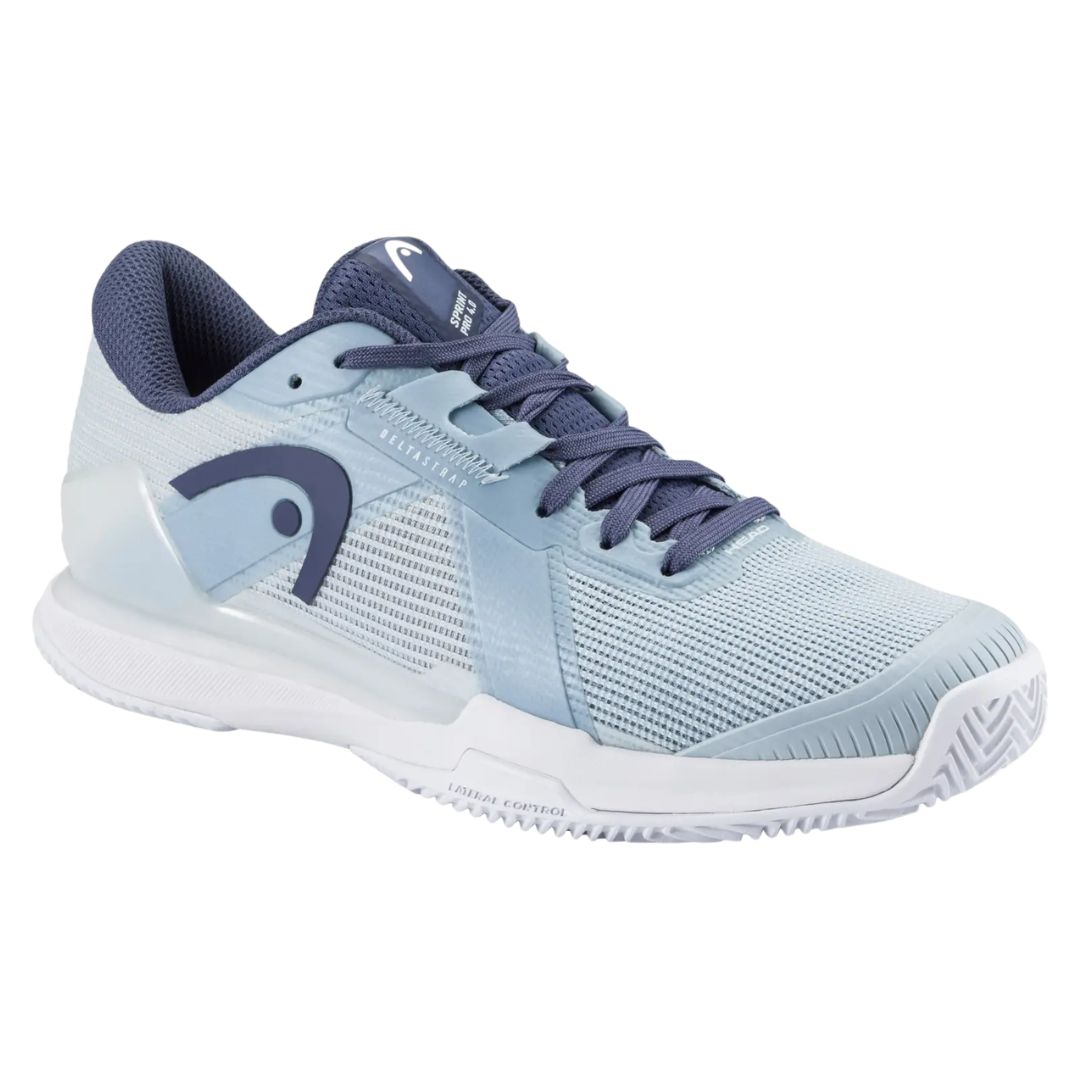Head Sprint Pro 4.0 Clay - Dame Tennissko - Lys Blå/Mørk Blå