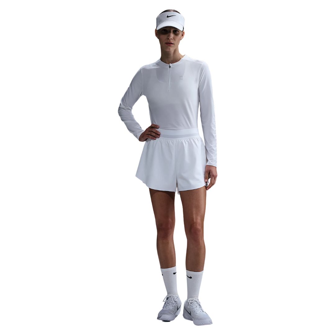 Nike Court Advantage Women Dri-Fit Mid-Layer Top White