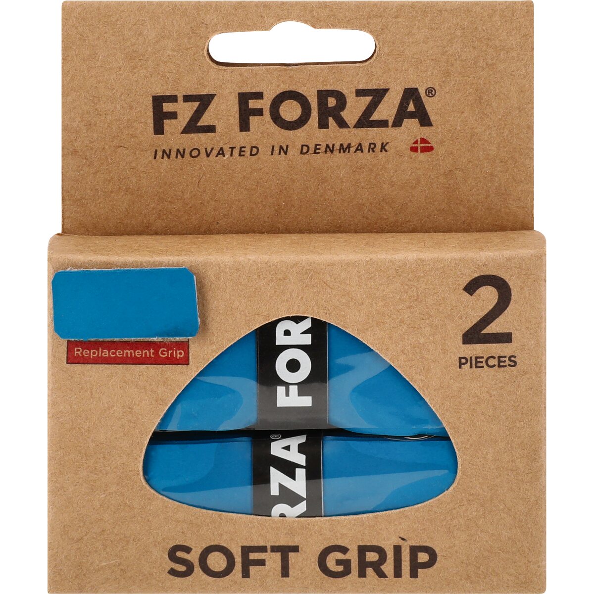 Forza Soft Grip 2-Pack Blue - Badminton greb