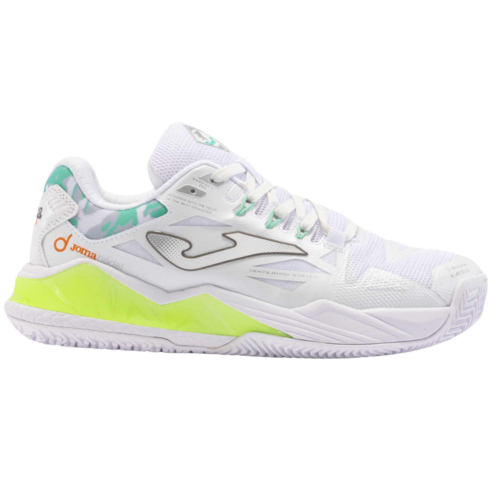 Joma T.Spin 2402 Women White/Green 4567