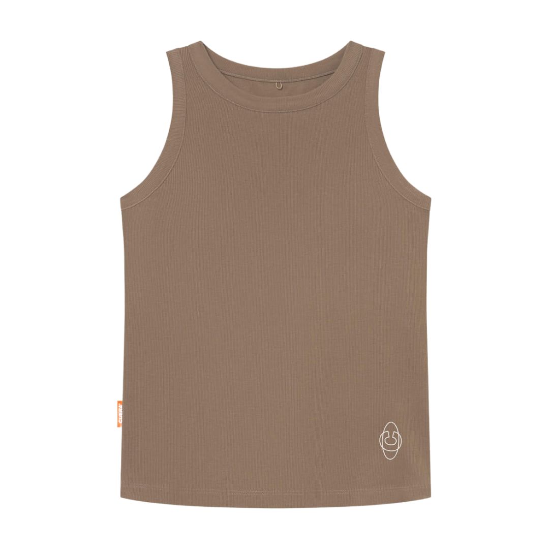 Cuera Active Rib Tank Top Dame - Walnut