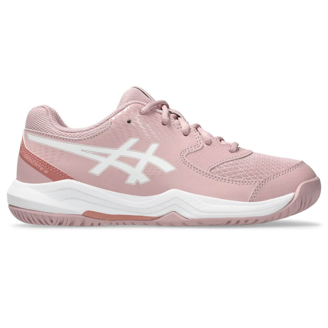 Asics Gel-Dedicate 8 GS - Junior Tennissko - Pink/Hvid