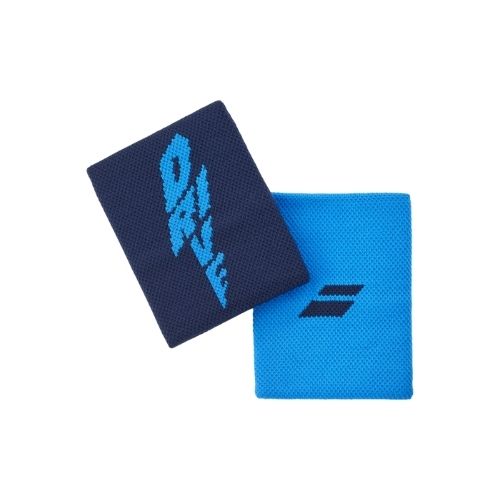 Babolat Logo Jumbo Wristband Drive Blue