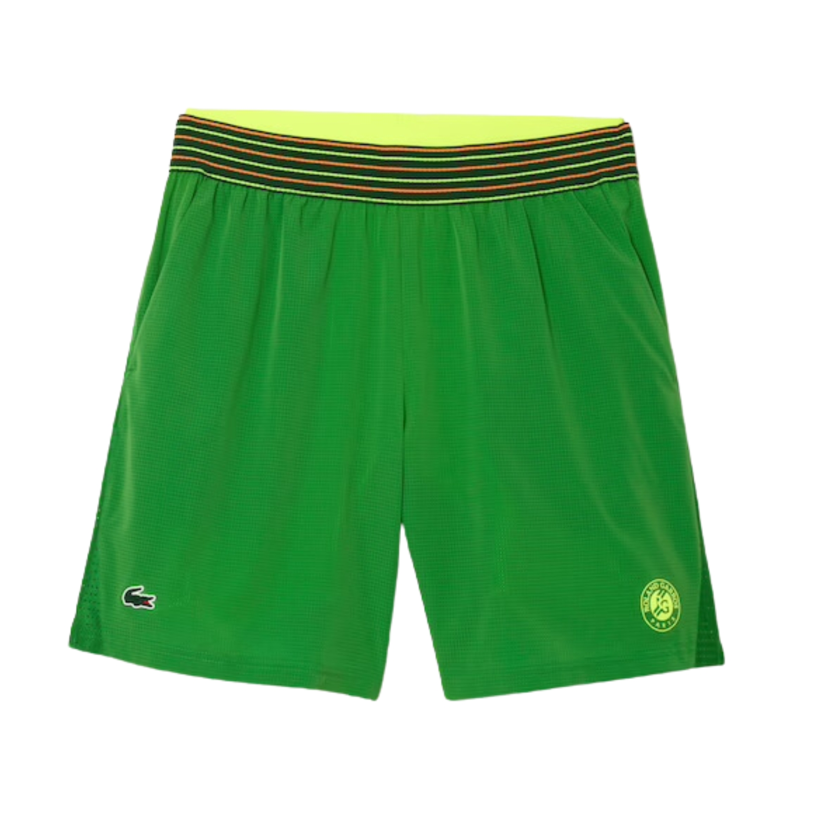 Lacoste Sport Roland Garros Edition Lined Shorts Green/Yellow 8846