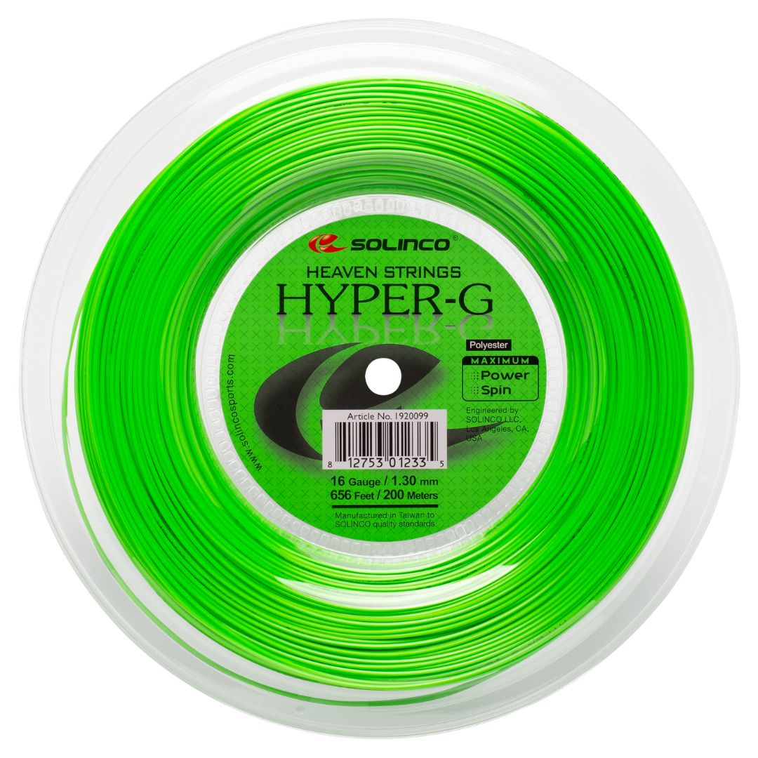 Solinco Hyper-G 200M Hyper Green - Tennisstrenge