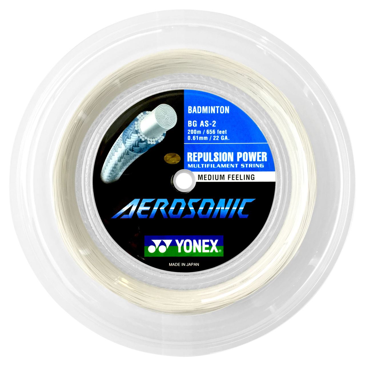 Yonex Aerosonic Hvid 200m - Badmintonstrenge
