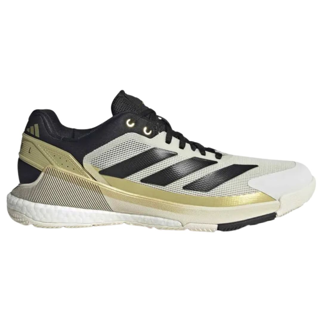Adidas Crazyquick Boost Padel - Padelsko - Hvid/Guld
