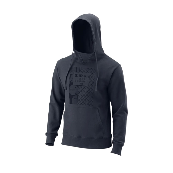 Wilson Equip Eco Cotton Slimfit Hoodie Indian Ink 12794