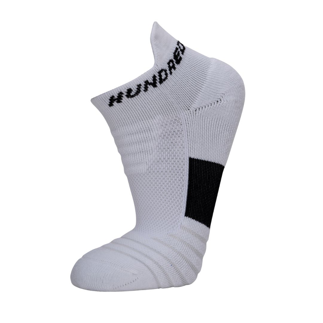 Hundred Ankle Socks 1-Pack White/Black - Badminton tøj