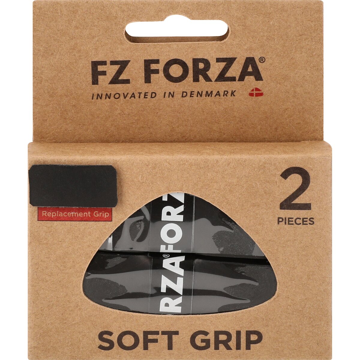 Forza Soft Grip 2-Pack Black - Badminton greb