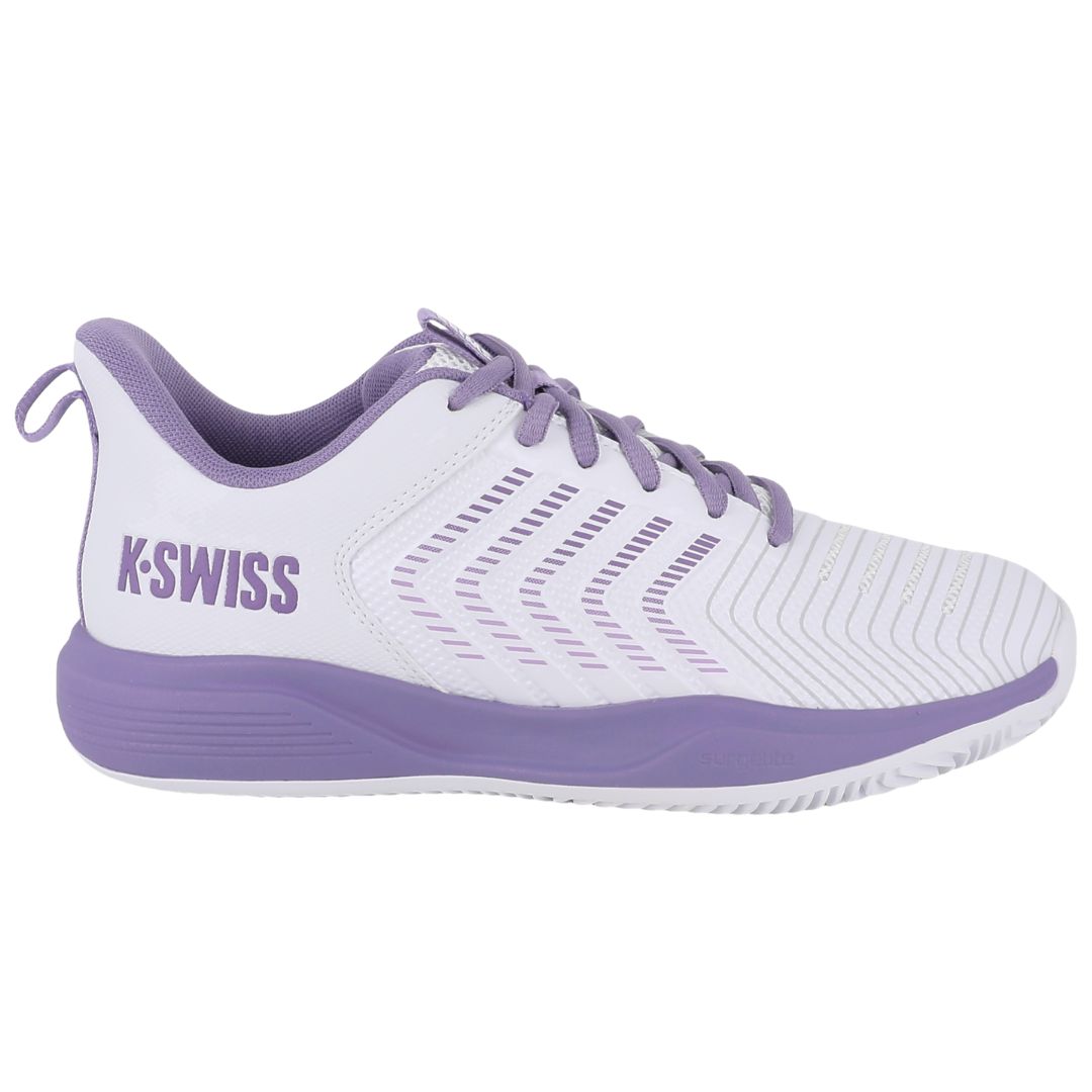 K-Swiss Ultrashot Light Clay - Dame Tennisko - Hvid/Lilla
