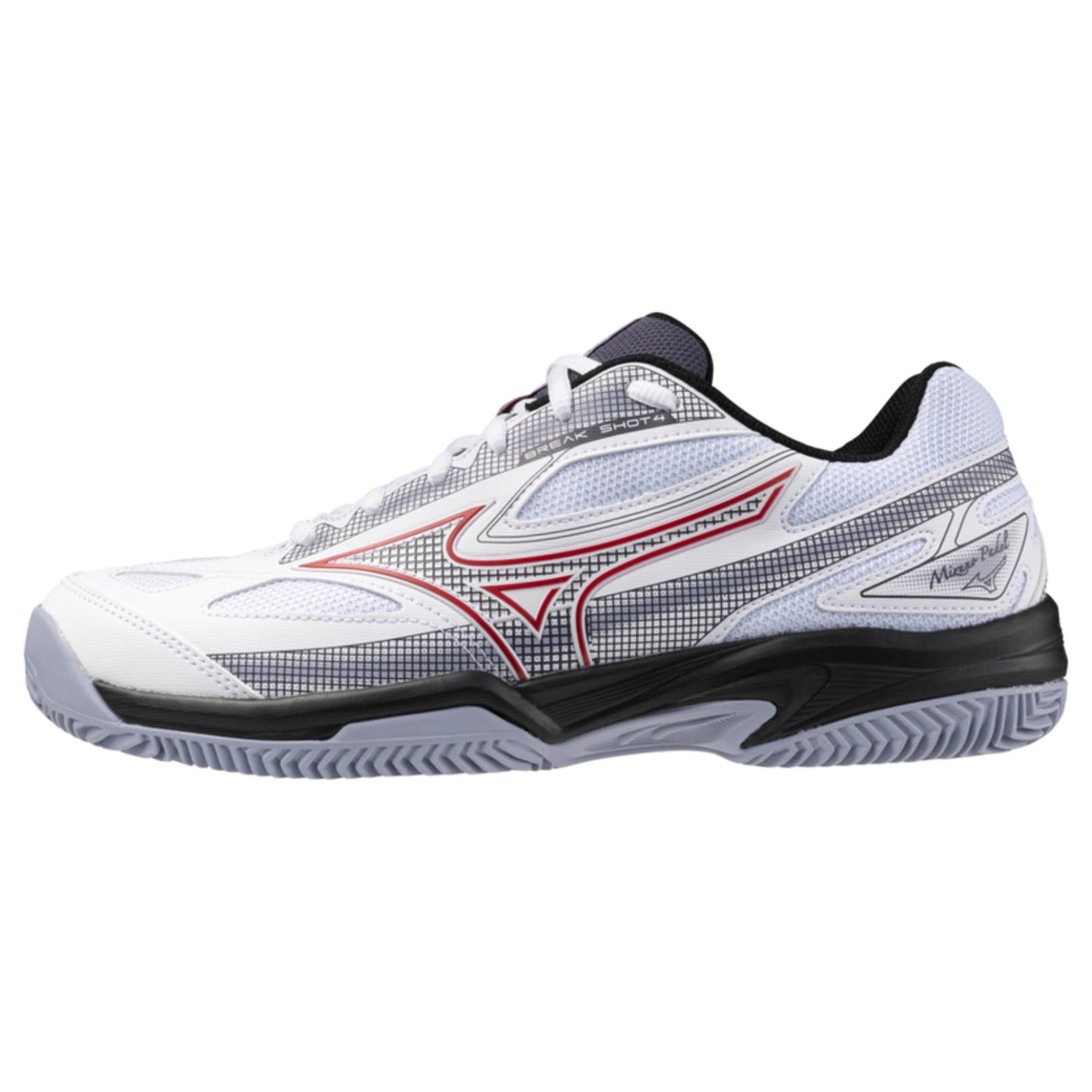 Mizuno Break Shot 4 Padel White/Salsa/Aleutian 4242