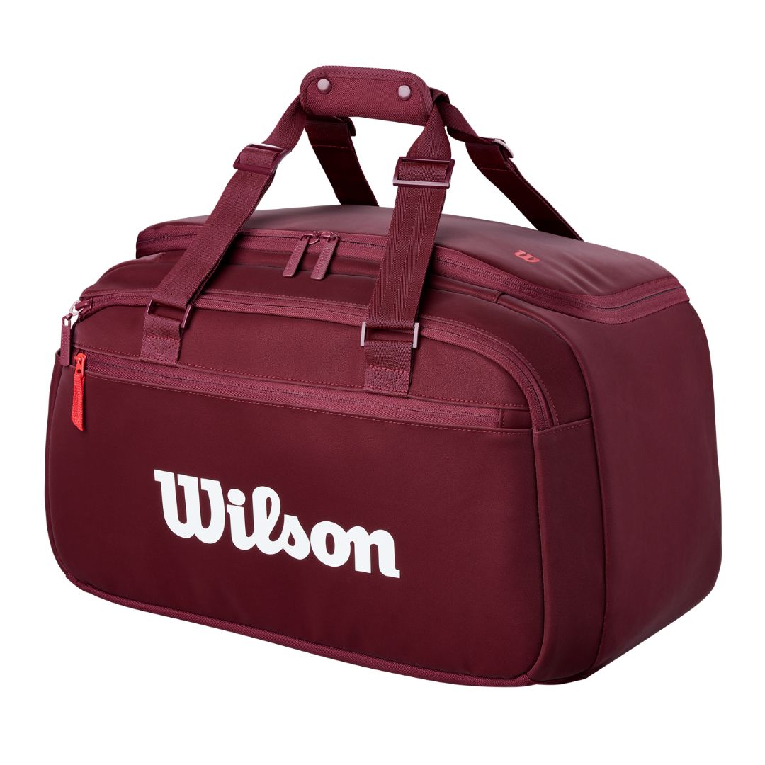 Wilson Defyer Super Tour Small Duffel Red - Tennis Taske