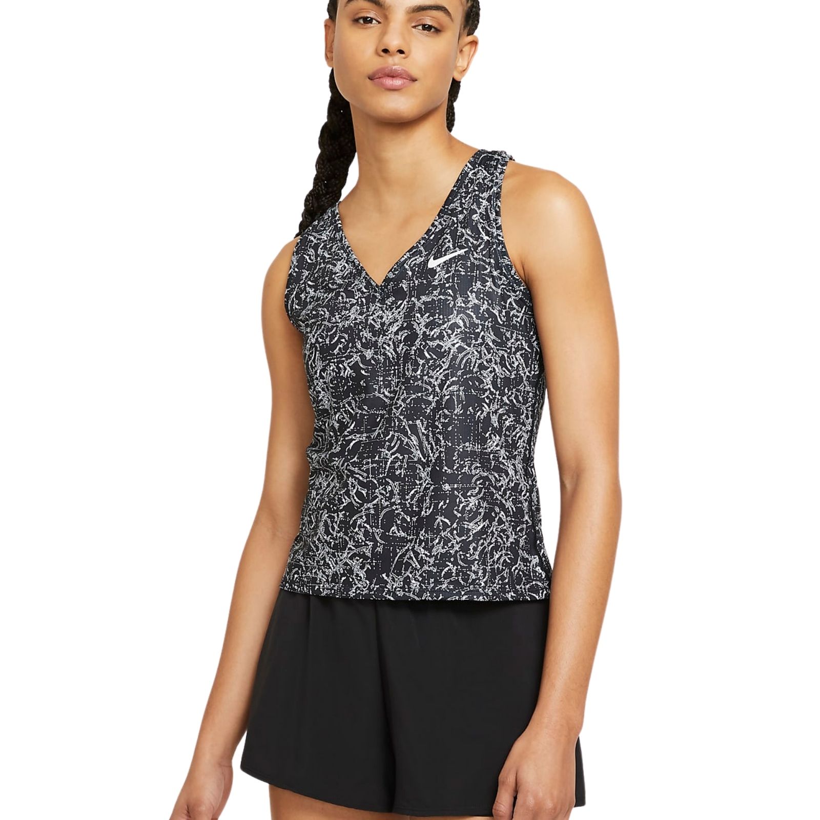 Nike Court Victory Dam Tank Black/White