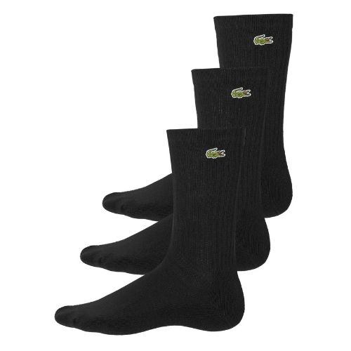 Lacoste Sport High-Cut Strumpor 3-Pack Black