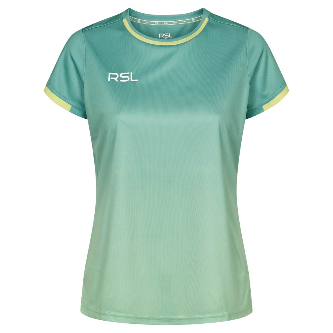 RSL Edge Women T-shirt Green - Badminton tøj