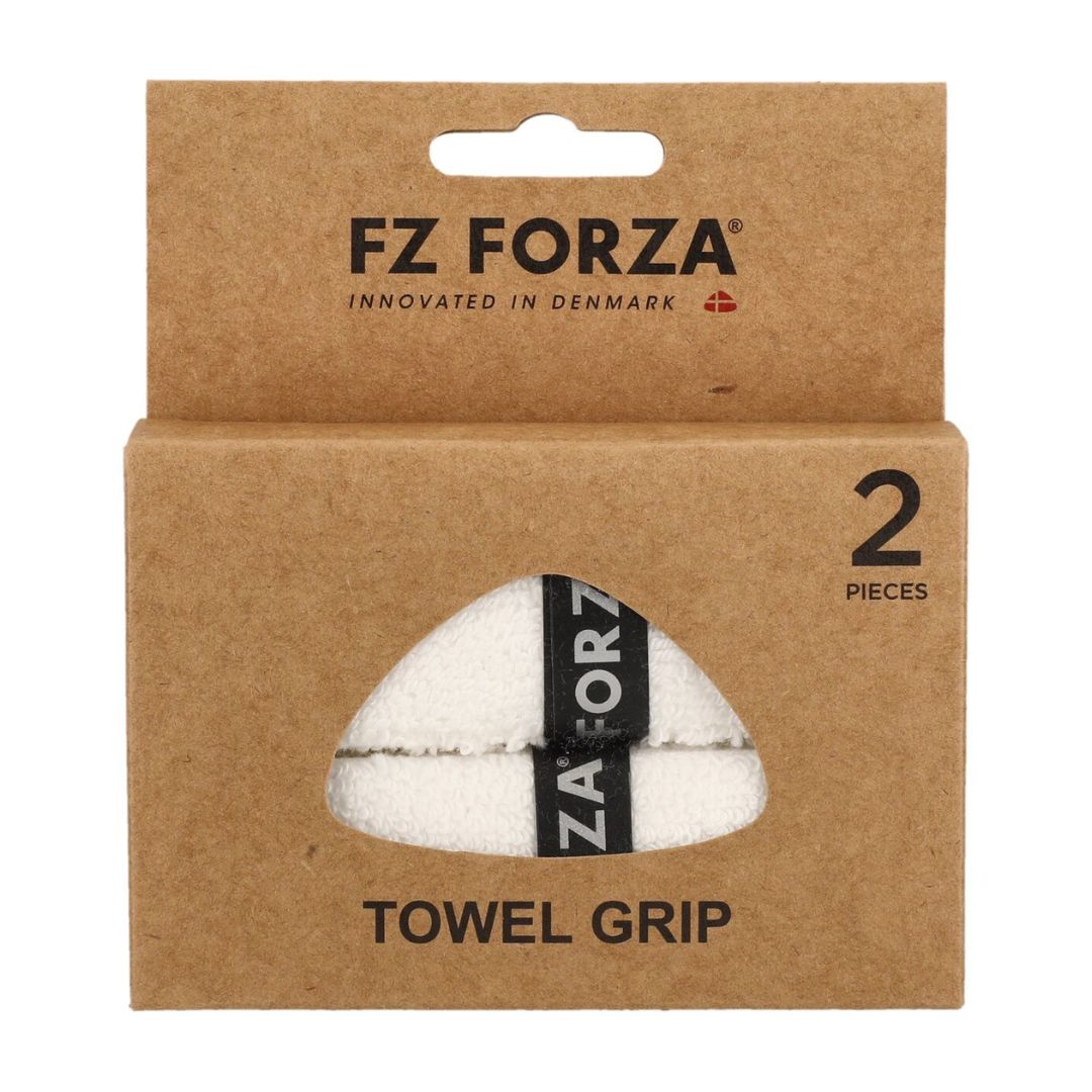 Forza Towel Grip 2-Pack White - Badminton greb