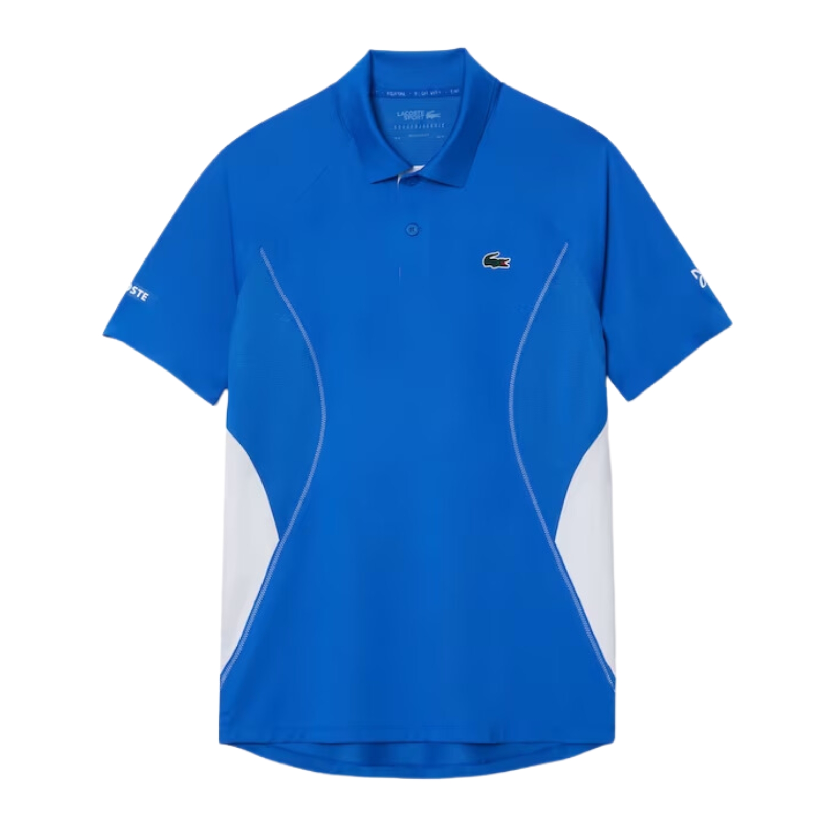 Lacoste Tennis x Novak Djokovic Ultra-Dry Polo Shirt Saphir Blue 6521