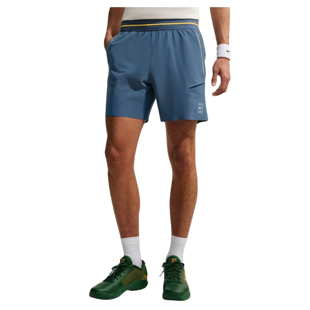 Nike Court Dri-FIT Advantage 6In - Herre Shorts - Blå - M
