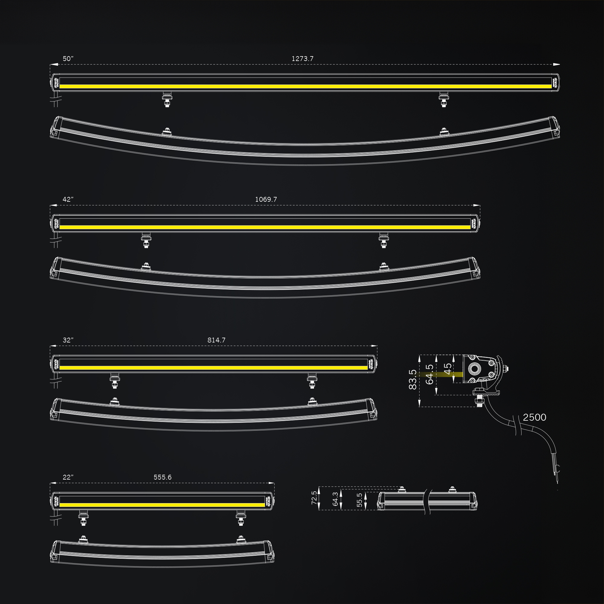 SIBERIA XP SRC LED BAR 32&#8243;
