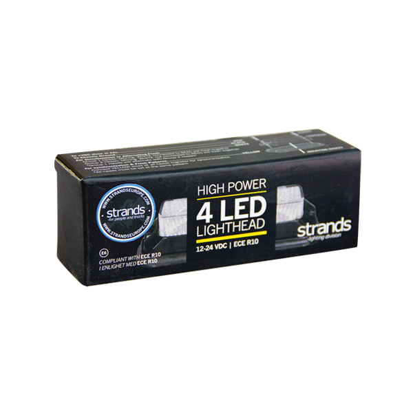 STROBE LIGHT WHITE 4 LED
