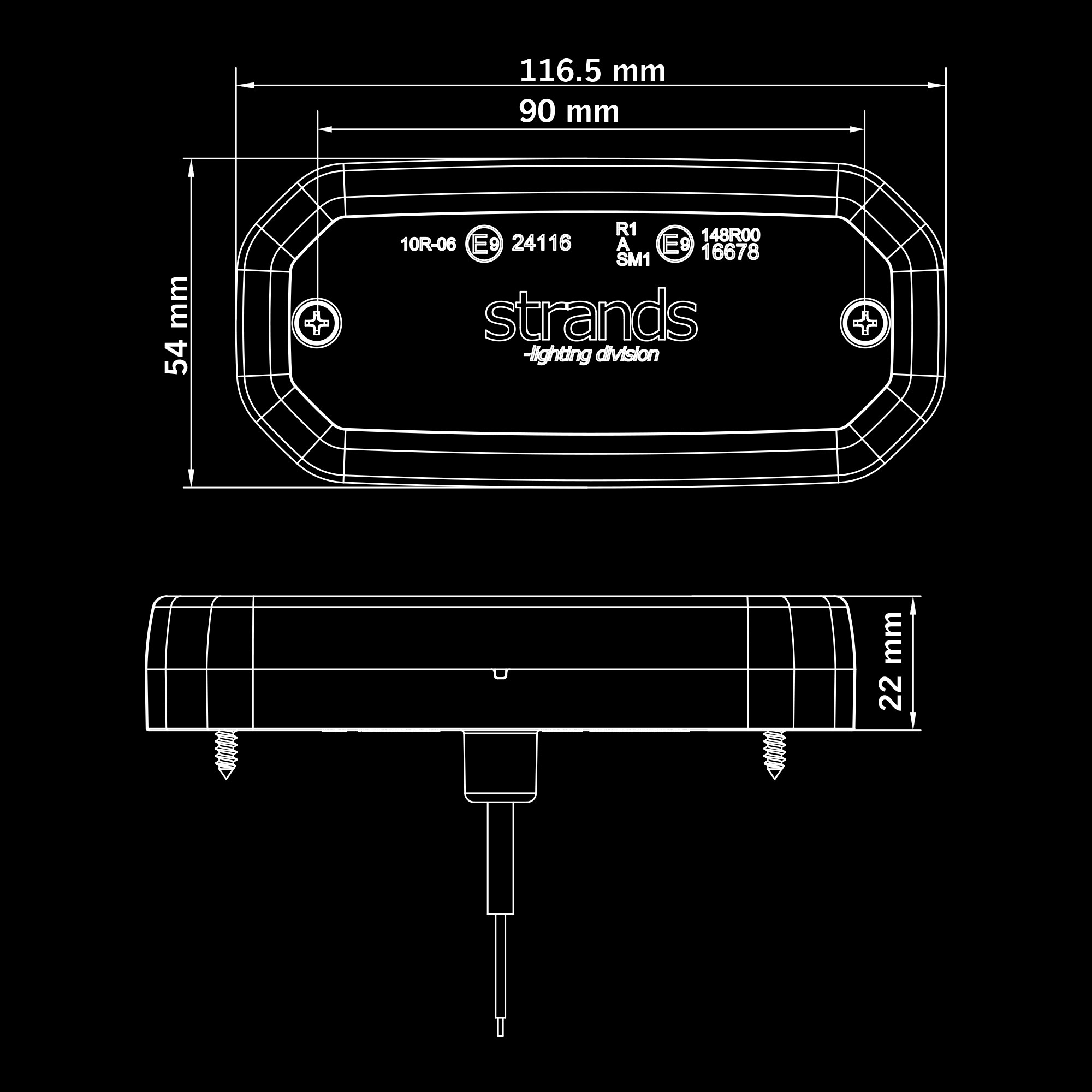 FOR9T SCALE SIDE MARKER - Strands