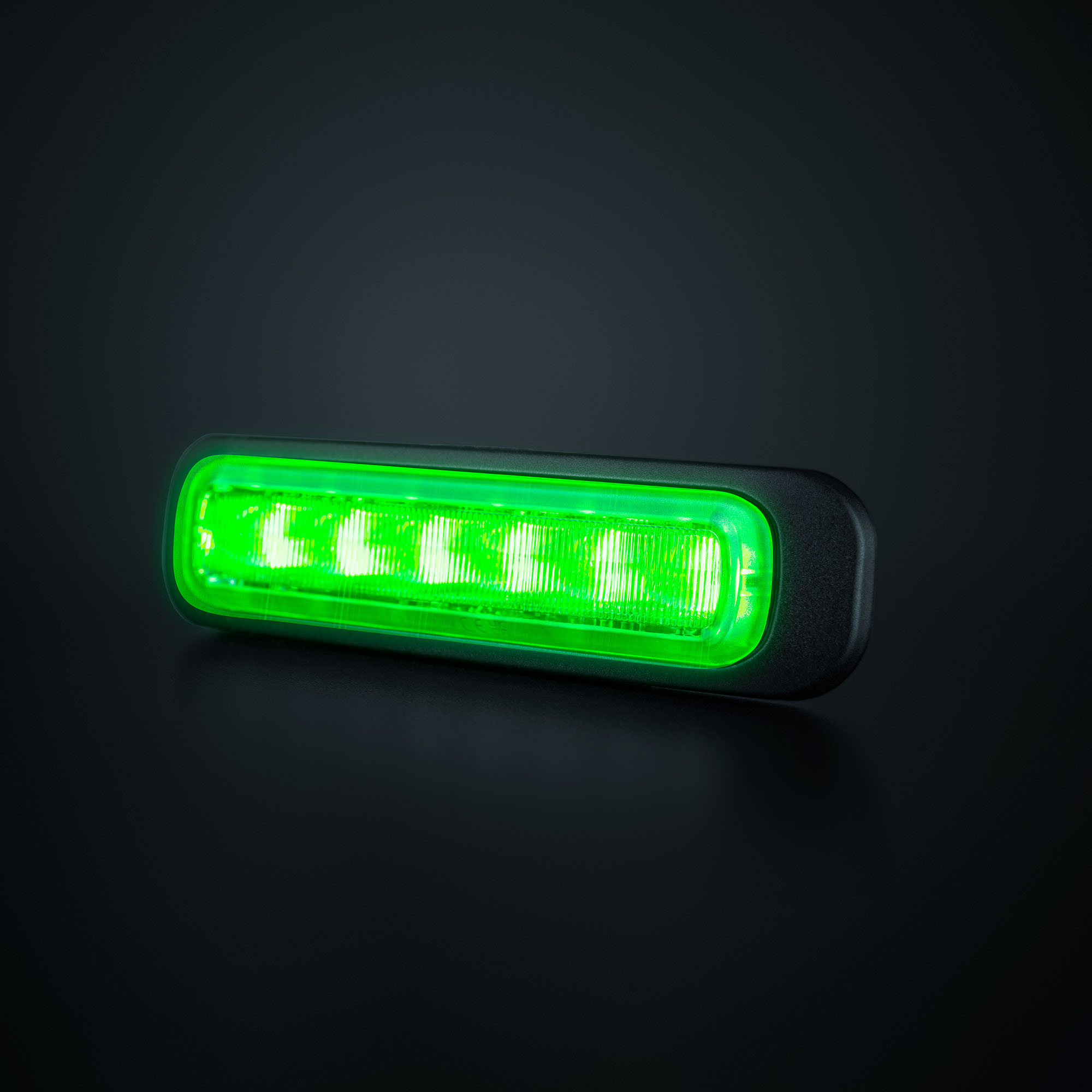 DARK KNIGHT DIRECTIONAL WARNING LIGHT GREEN 6 LED