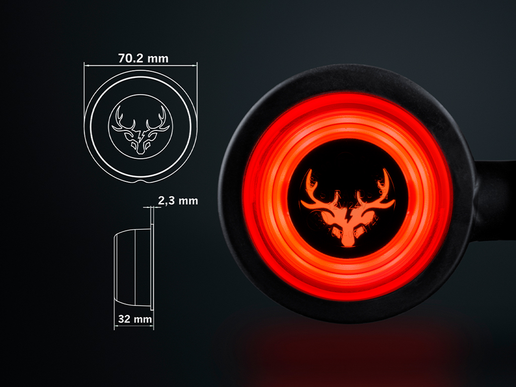 FREEDOM VIKING DARK FRONT POSITION LIGHT - Strands