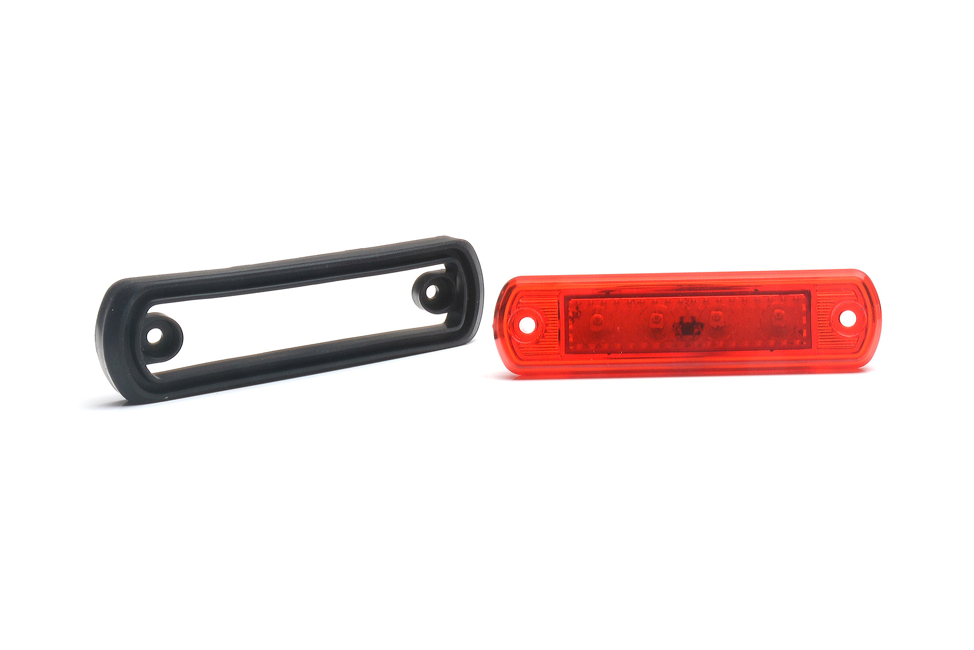 STRANDS POSITION LIGHT RED LED, 12-24V DC, IP66/68