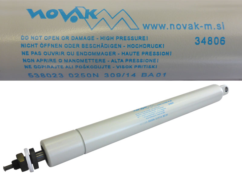 Gas Strut, 250N, Novak, to suit Novak Treatment Table