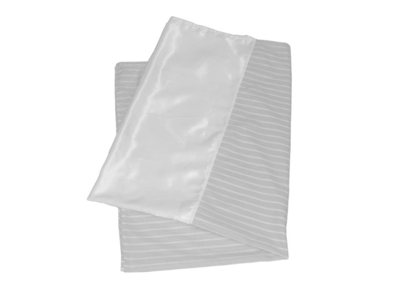 WendyLett Base Sheet, 700mm Sliding Surface, with Elastic, 900 x 2000mm, White/Grey