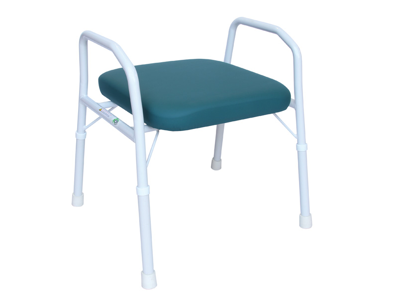 Ansa Shower Stool - Extra Wide, Padded, 150Kg SWL